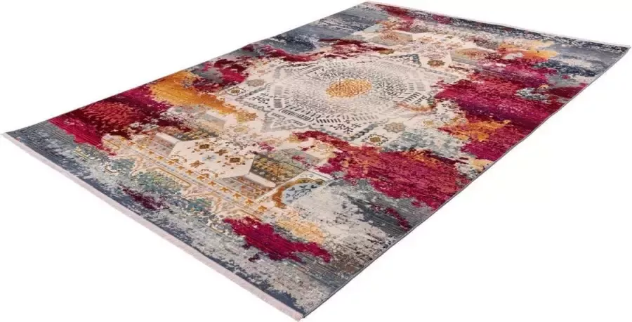 Kayoom Anouk 80 x 150 cm Vloerkleed Rood Multi - Foto 2