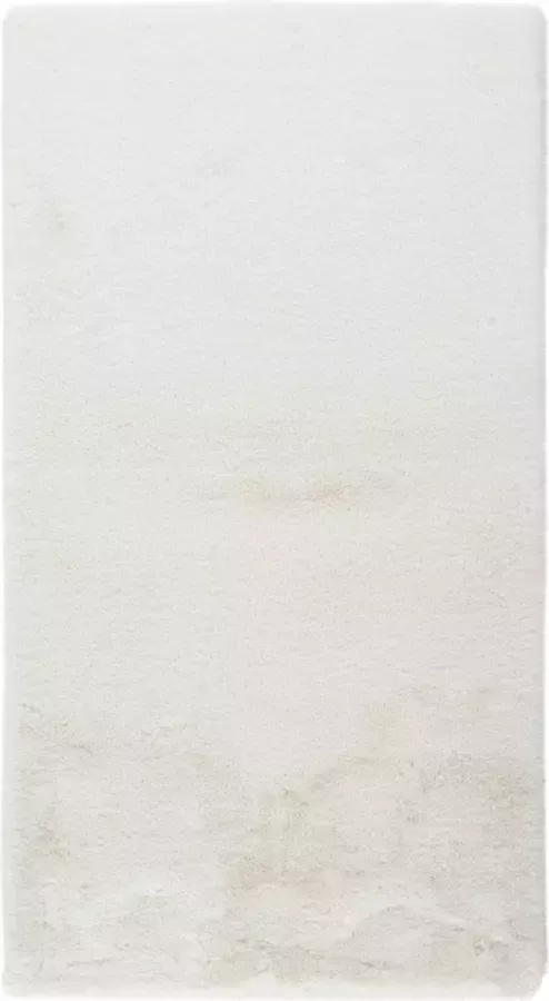 Kayoom Badkamer tapijt wasbaar wit 50 x 90 cm