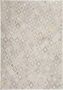 Kayoom Beige Grijs vloerkleed 120x170 cm A-symmetrisch patroon Geruit Modern - Thumbnail 1