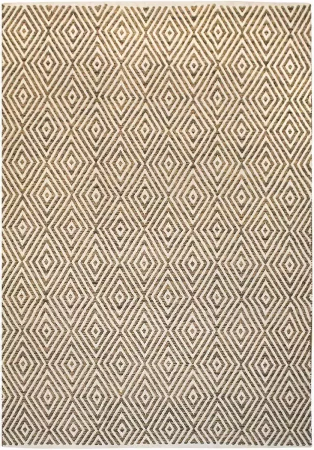 Kayoom Beige vloerkleed 120x170 cm Symmetrisch patroon Geruit Modern - Foto 3