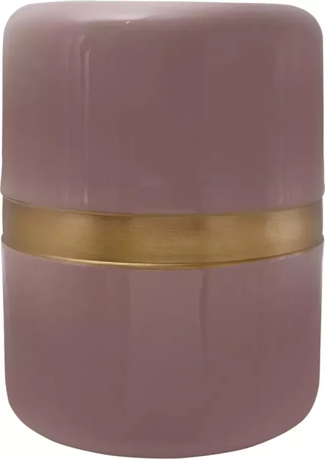 Kayoom Bijtafel Art Deco Altrosa 36 x 36 x 47 cm