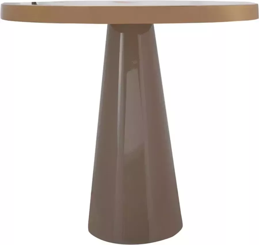 Kayoom Bijtafel Art Deco taupe 51 x 51 x 47 cm