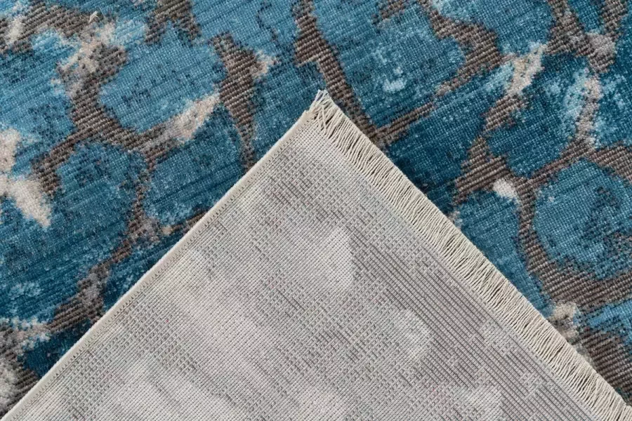 Kayoom Dilan geweven tapijt blauw 120 x 170 cm