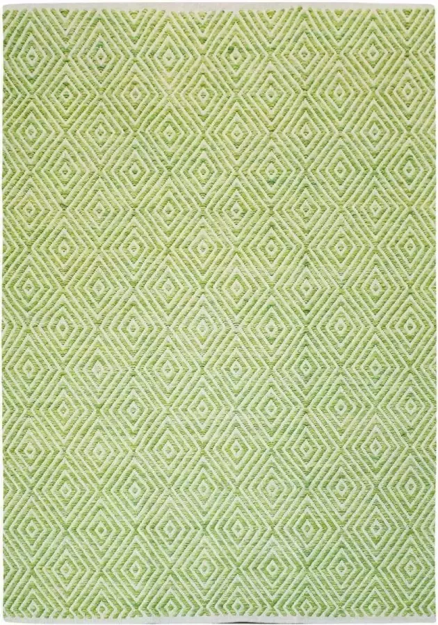 Kayoom Groen vloerkleed 120x170 cm Symmetrisch patroon Geruit Modern - Foto 4