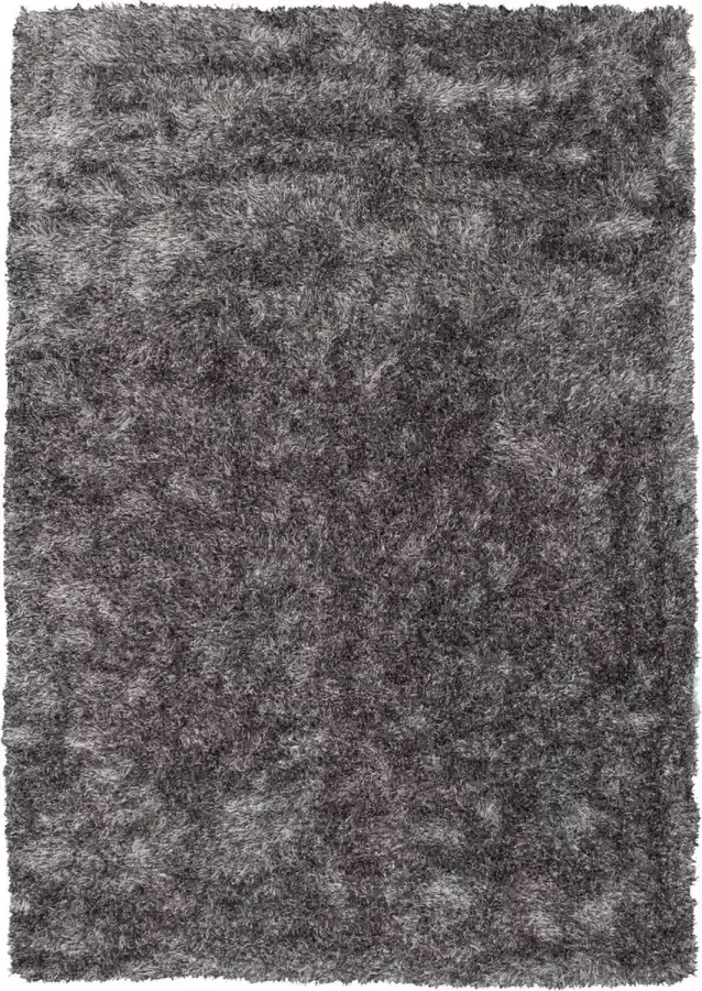 Kayoom Hoog flore tapijt diamant grijs 160 x 230 cm