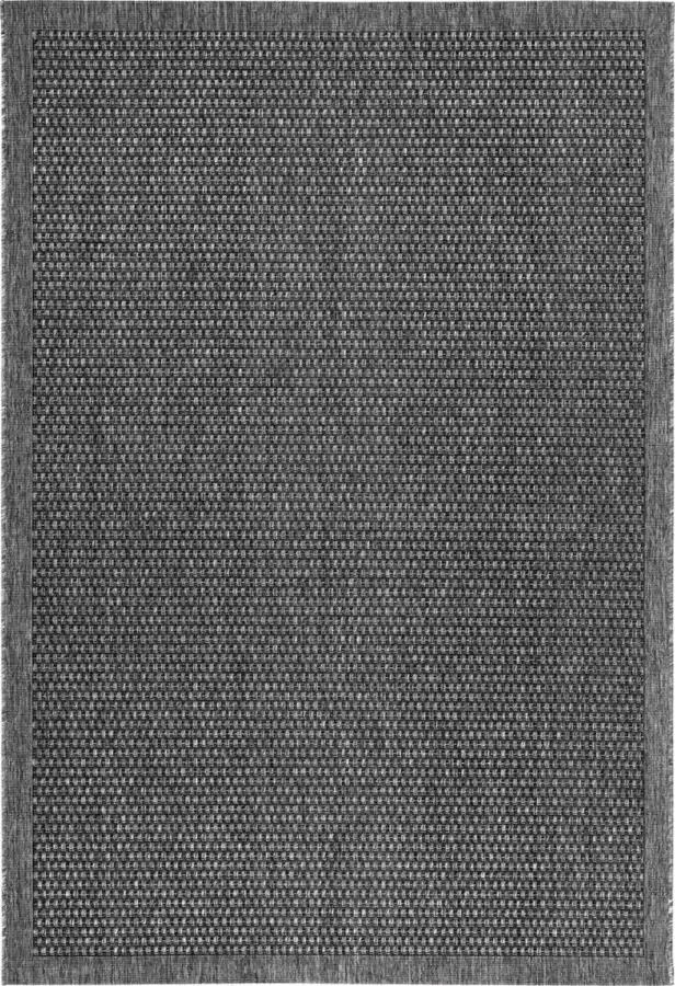 Kayoom Indonesië Kediri plat tapijt zilver 160 x 230 cm