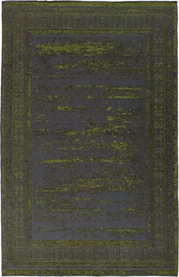 Kayoom Kalevi Flat Fabric tapijt groen 160 x 230 cm
