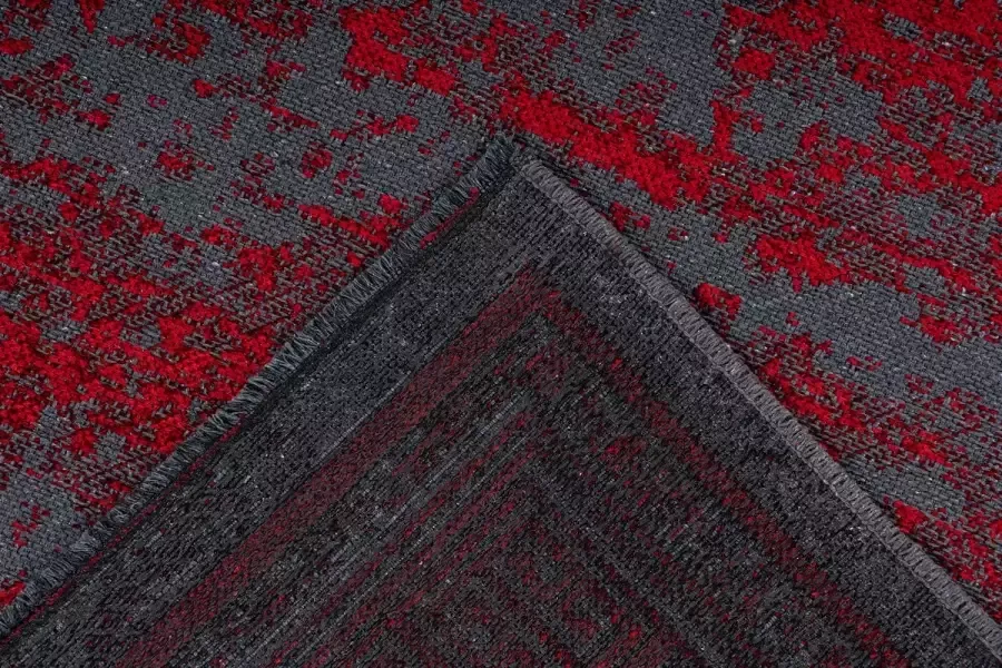 Kayoom Kalevi Flat Fabric tapijt rood 120 x 170 cm