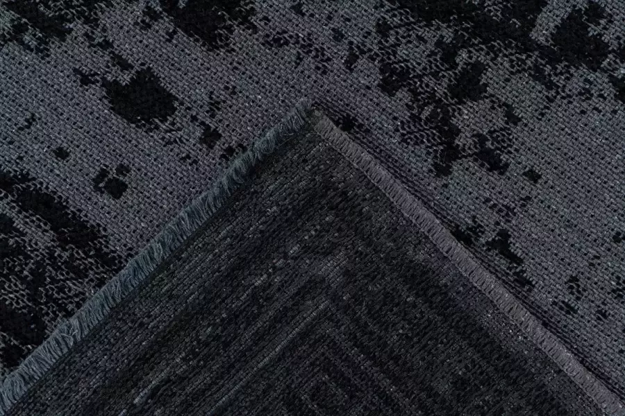Kayoom Kalevi Flat Fabric tapijt Zwart 160 x 230 cm