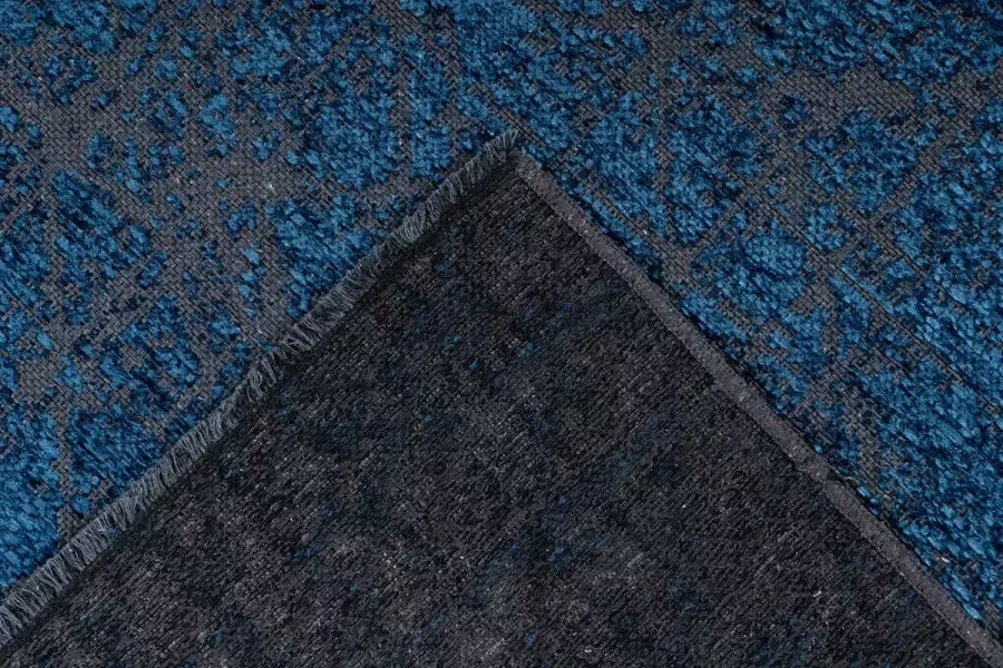 Kayoom Kalevi geweven tapijt blauw 120 x 170 cm