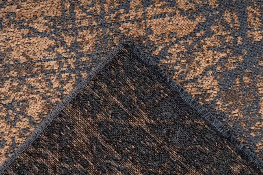Kayoom Kalevi platte stof tapijt geel 160 x 230 cm