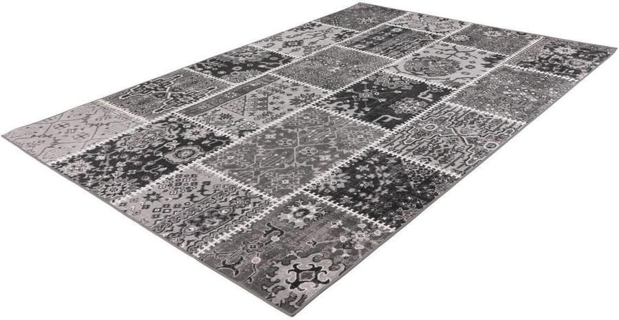 Kayoom Ariya 120 x 170 cm Vloerkleed Donkergrijs - Foto 2