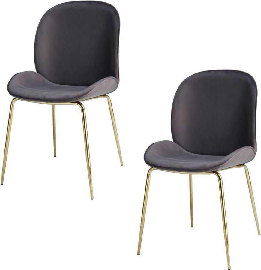 Kayoom Stoel Charlize 110 2-pack TOPSELLER! Eetkamerstoelen moderne uitstraling (set 2 stuks) - Foto 2