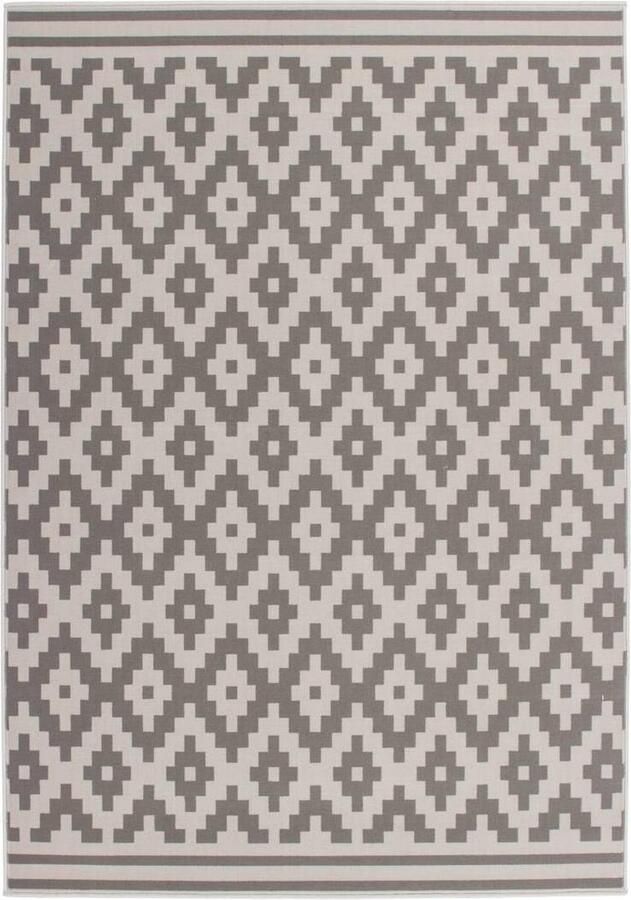 Kayoom Grijs vloerkleed 200x290 cm Symmetrisch patroon Modern - Foto 2