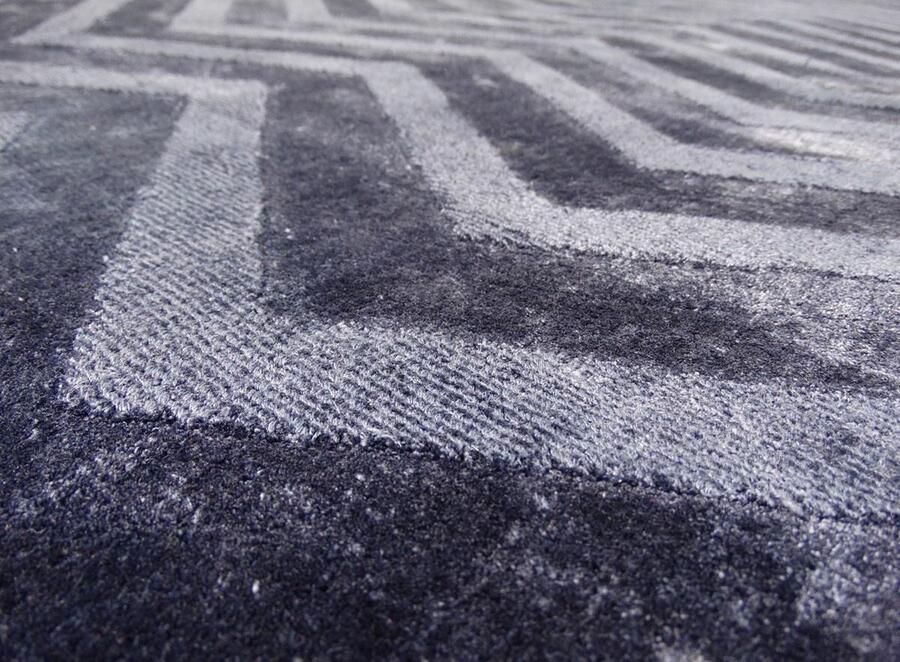 Kayoom Luxury Vloerkleed 160 x 230 cm Donkerblauw