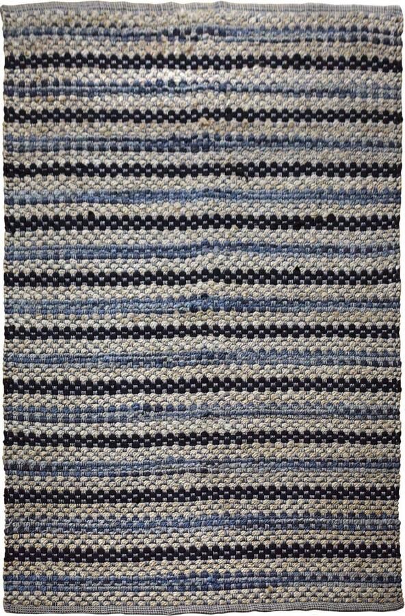 Kayoom met de hand gevlochten vloerkleed 120 x 170 Grijs