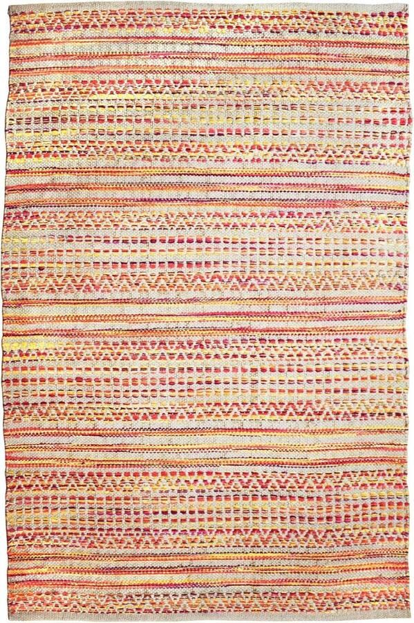 Kayoom met de hand gevlochten vloerkleed 160 x 230 Rood