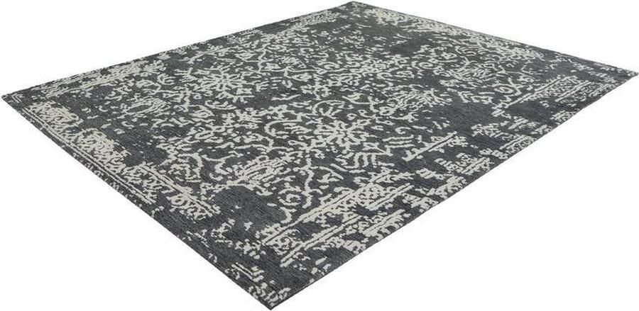 Kayoom Vloerkleed River 140 Jacquard retro- en vintage-ontwerp katoen achterkant - Foto 6