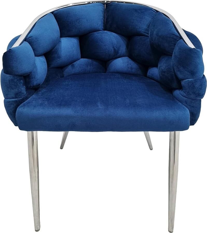 Kayoom Stoel Grace 125 2-delige set frame van ijzer comfortabel gepolsterd (set 2 stuks)