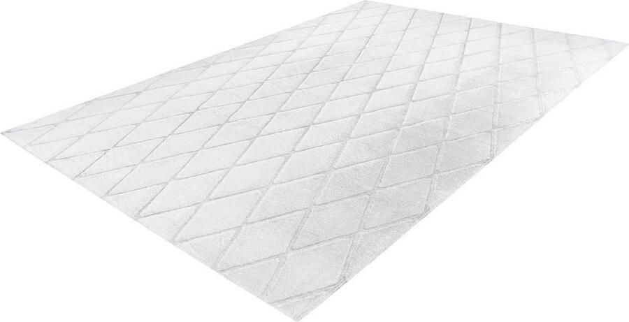 Kayoom Vivica 80 x 150 cm Vloerkleed Wit Grijs 225 - Foto 2