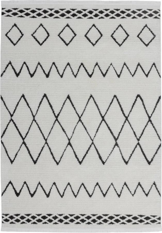 Kayoom Vloerkleed Agadir 310 trendy etno-stijl zoals met de hand geschilderde patronen met franjes - Foto 2