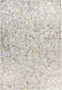 Kayoom Leer vloerkleed in Patchwork-optiek – handgemaakt 80 x 150 Ivory - Thumbnail 2