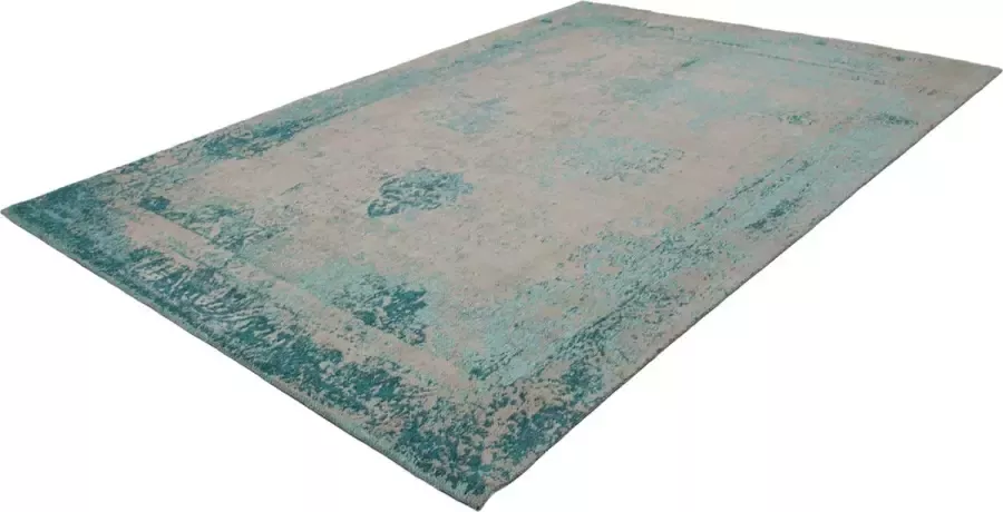 Kayoom Nostalgie Vintage tapijt Turquoise 200 x 290 cm
