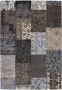 Kayoom Patchwork vloerkleed in vintage-Look 80 x 150 Bruin - Thumbnail 2