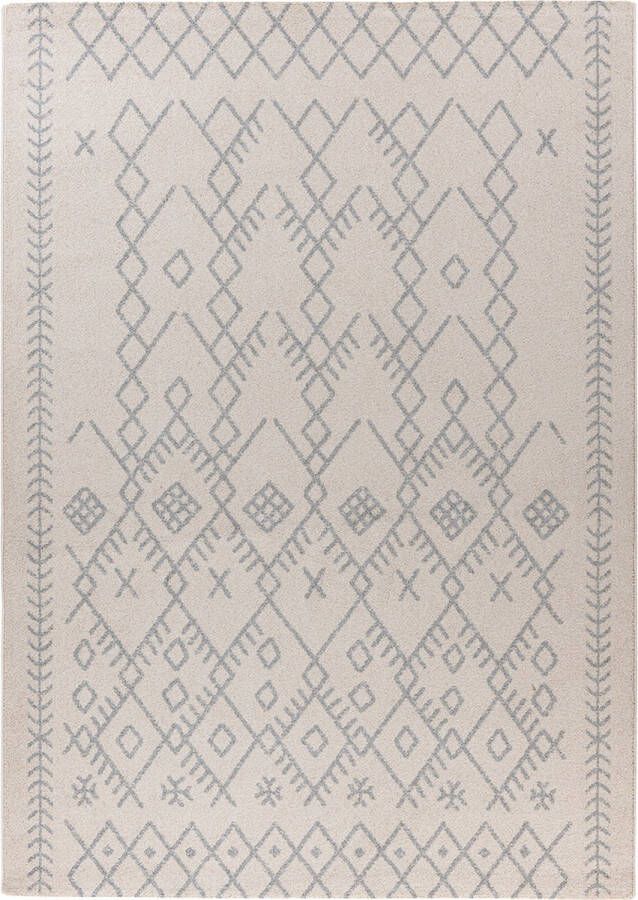 Kayoom Plat tapijt gen crème 160 x 230 cm