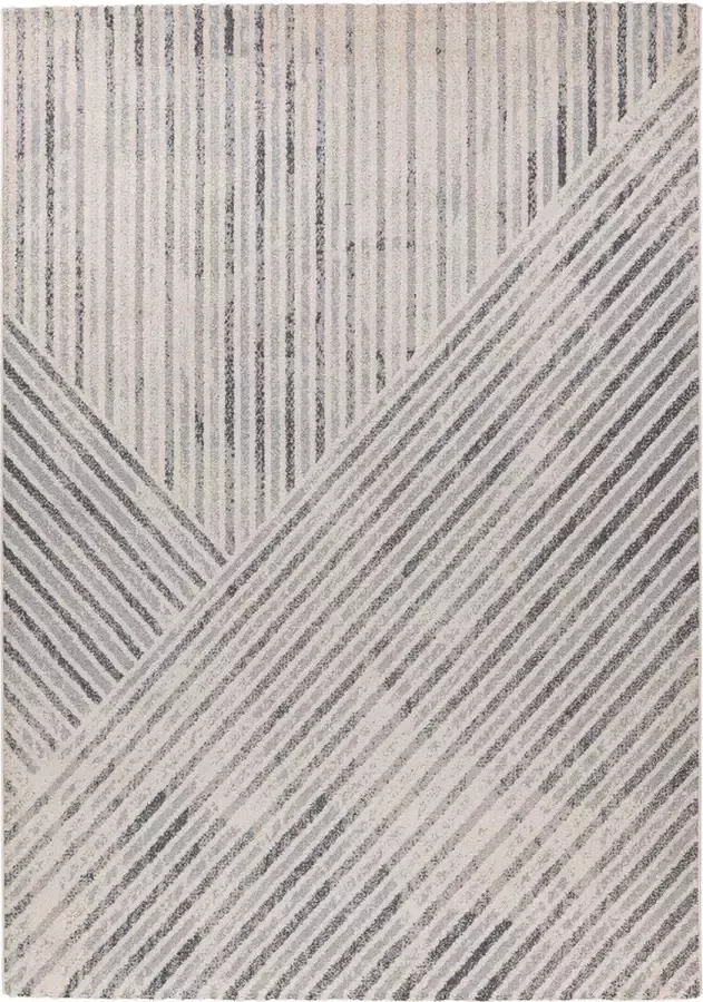 Kayoom Rhombus Flare tapijt grijs 120 x 170 cm