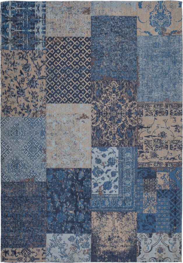 Kayoom Symphony plat vrouwtapijt blauw 160 x 230 cm