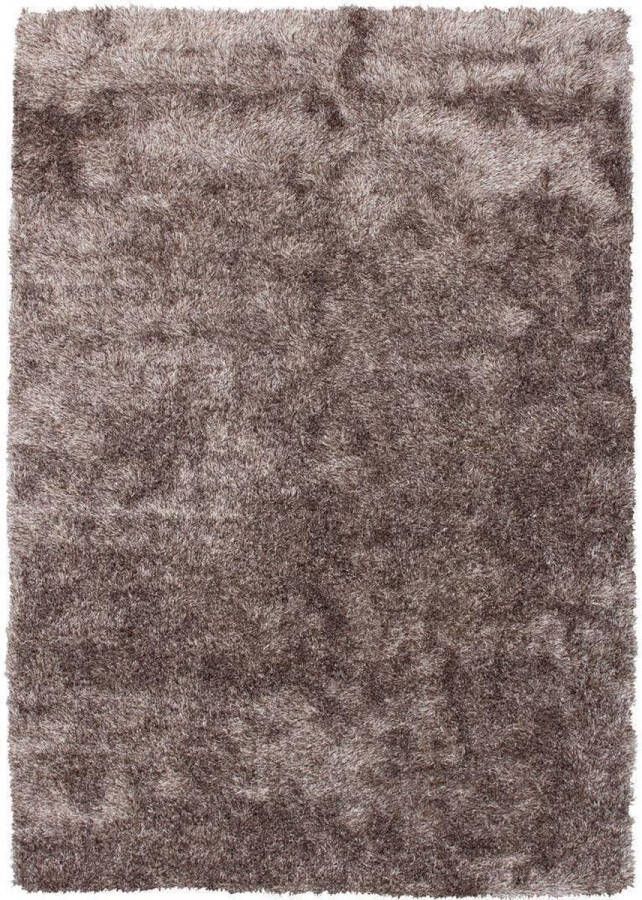 Kayoom Taupe vloerkleed 200x290 cm Effen Modern