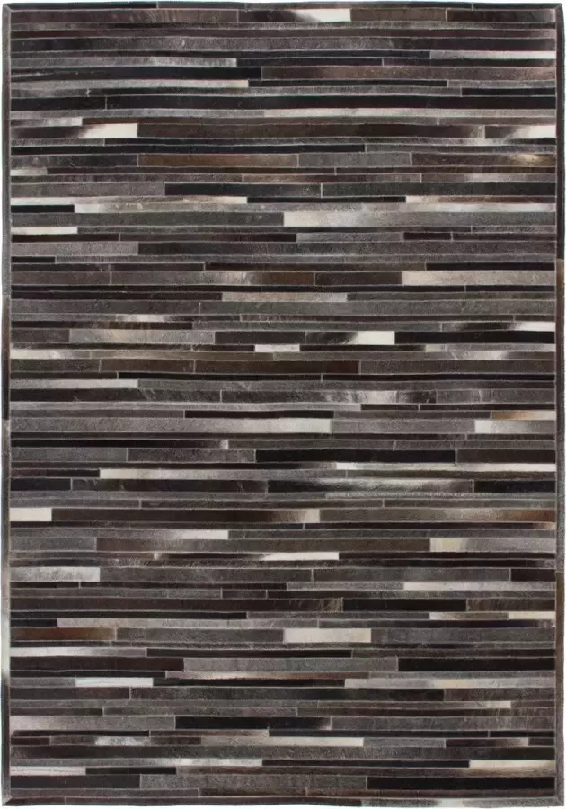Kayoom Vloerkleed lavish 110 leer grijs bruin 160 x 230 cm
