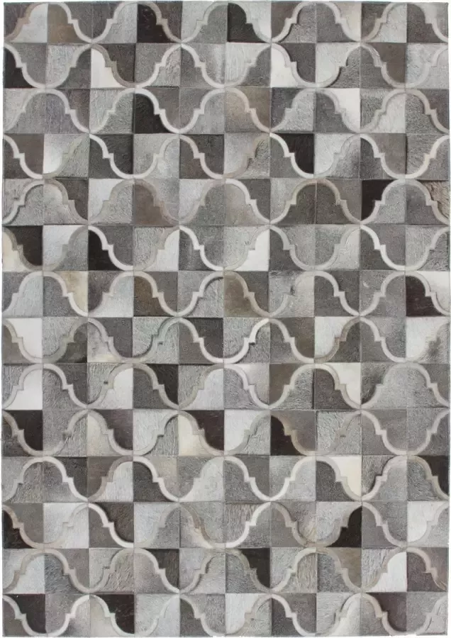 Kayoom Vloerkleed lavish 310 leer grijs 80 x 150 cm