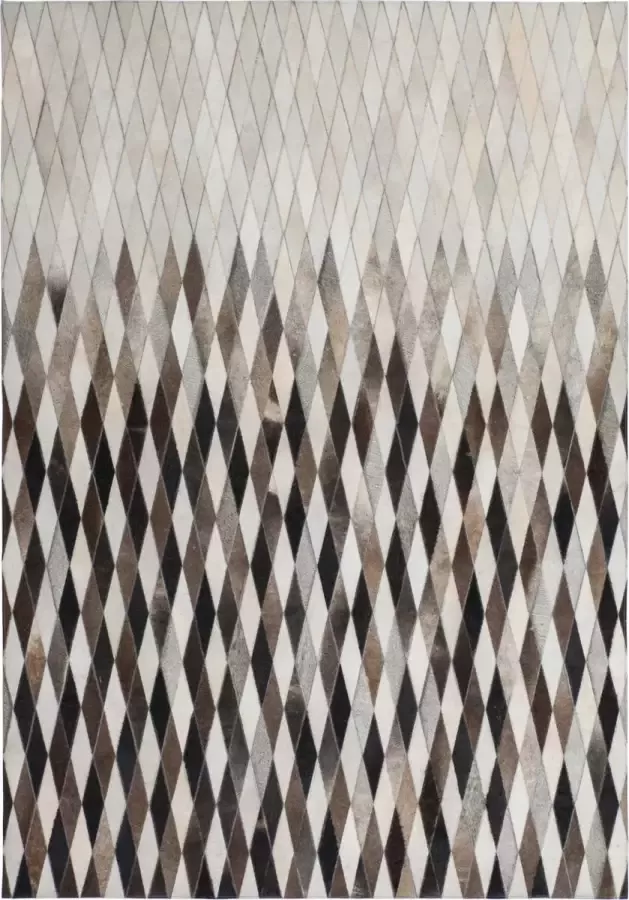 Kayoom Vloerkleed lavish 510 leer grijs 80 x 150 cm