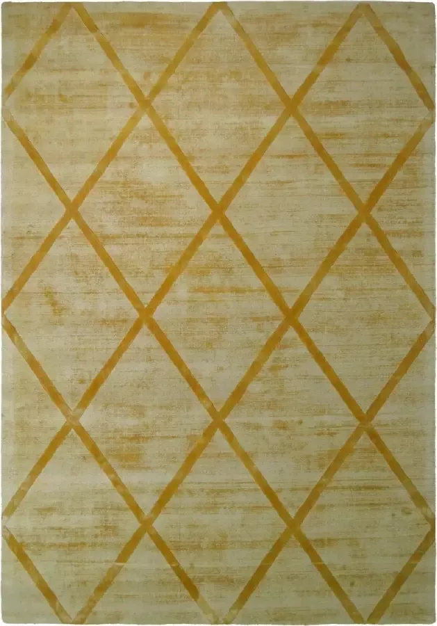 Kayoom Vloerkleed luxury 210 kunstzijde geel 120 x 170 cm