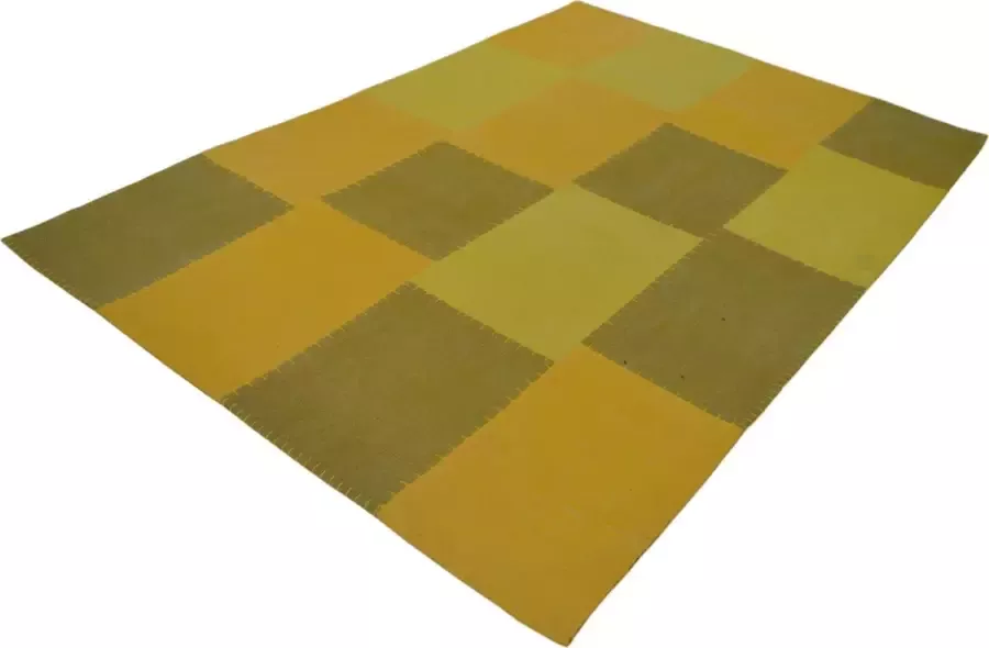 Kayoom Vloerkleed lyrical 110 katoen meerkleurig geel 80 x 150 cm