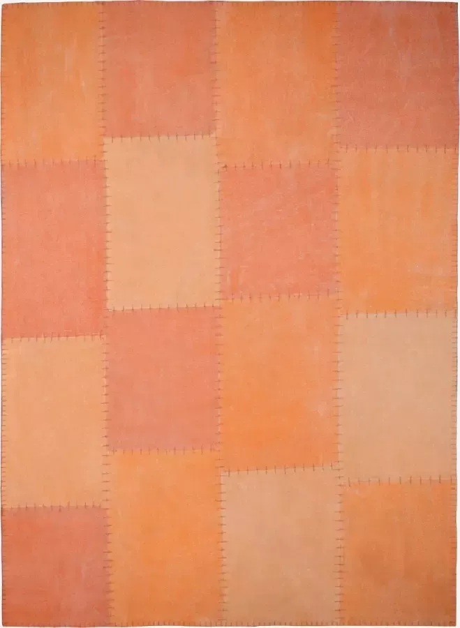 Kayoom Vloerkleed lyrical 110 katoen meerkleurig oranje 120 x 170 cm