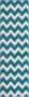 Kayoom Vloerkleed manolya 2095 turquoise 80 x 250 cm - Thumbnail 1