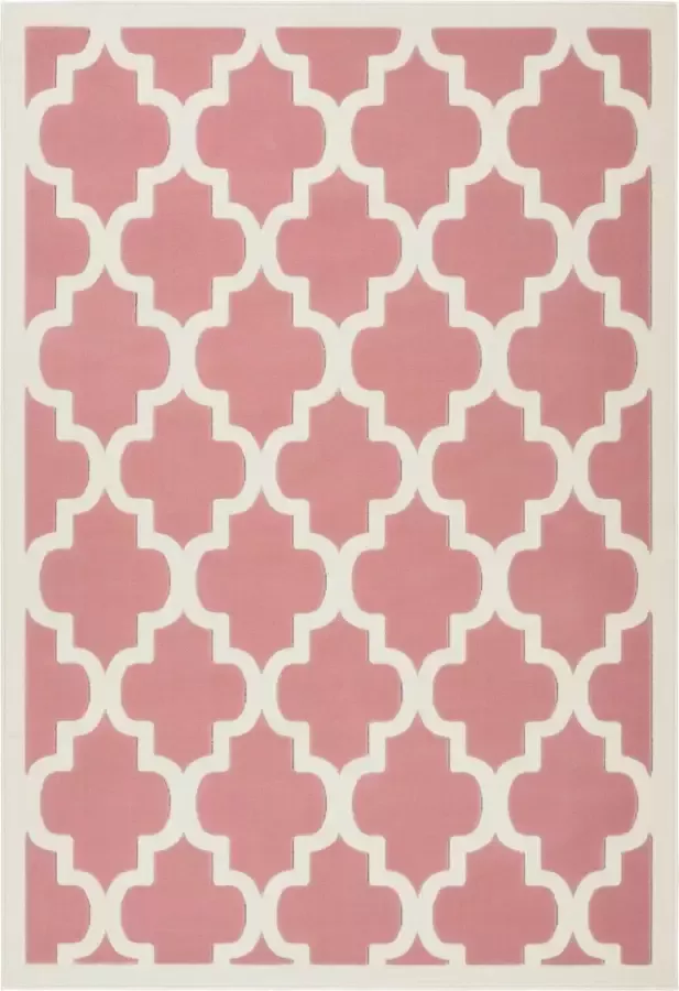 Kayoom Vloerkleed manolya 2097 roze ivoor 80 x 150 cm
