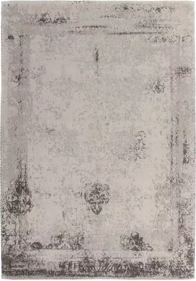 Kayoom Vloerkleed nostalgia 285 50% katoen 50% polyester (chenille) antraciet 80 x 150 cm