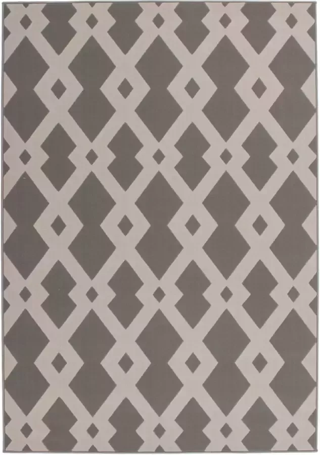 Kayoom Vloerkleed now! 100 taupe 80 x 150 cm