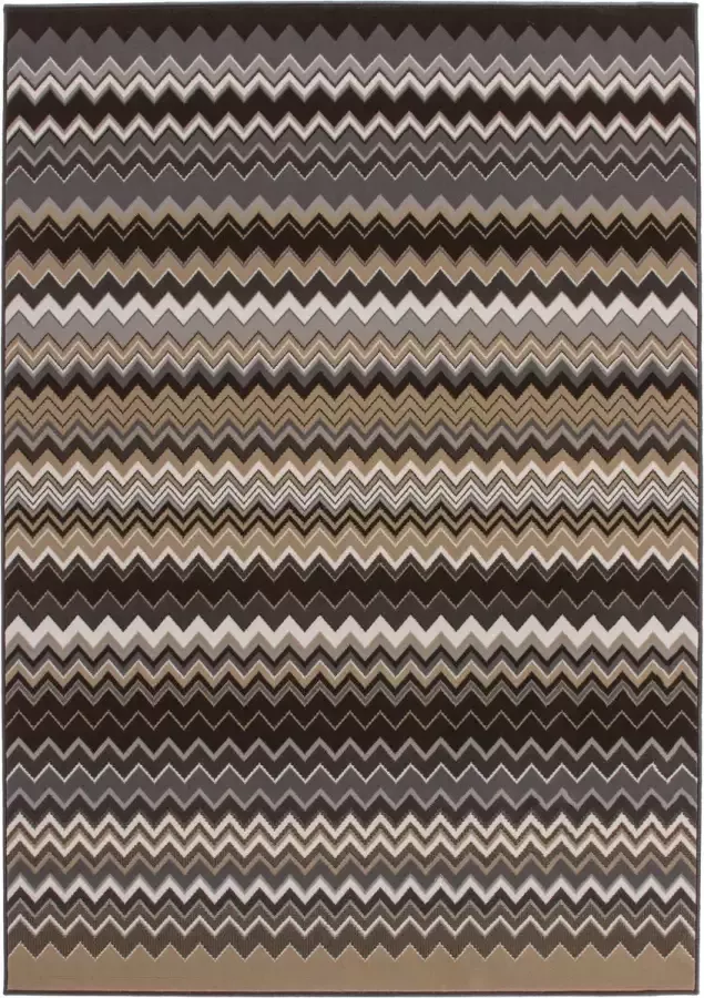 Kayoom Vloerkleed now! 700 meerkleurig bruin 80 x 150 cm