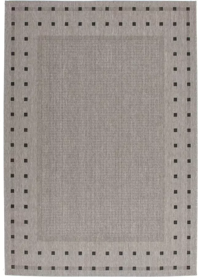Kayoom Zweden Flare tapijt Halmstad zilver 120 x 170 cm