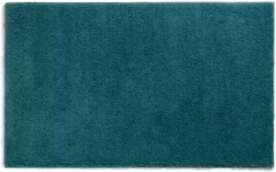 Kela Badmat 100 x 60 cm Polyester Petrol Blauw Maja