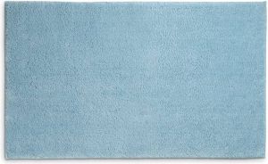 Kela Badmat 80 x 50 cm Polyester IJs Blauw Maja