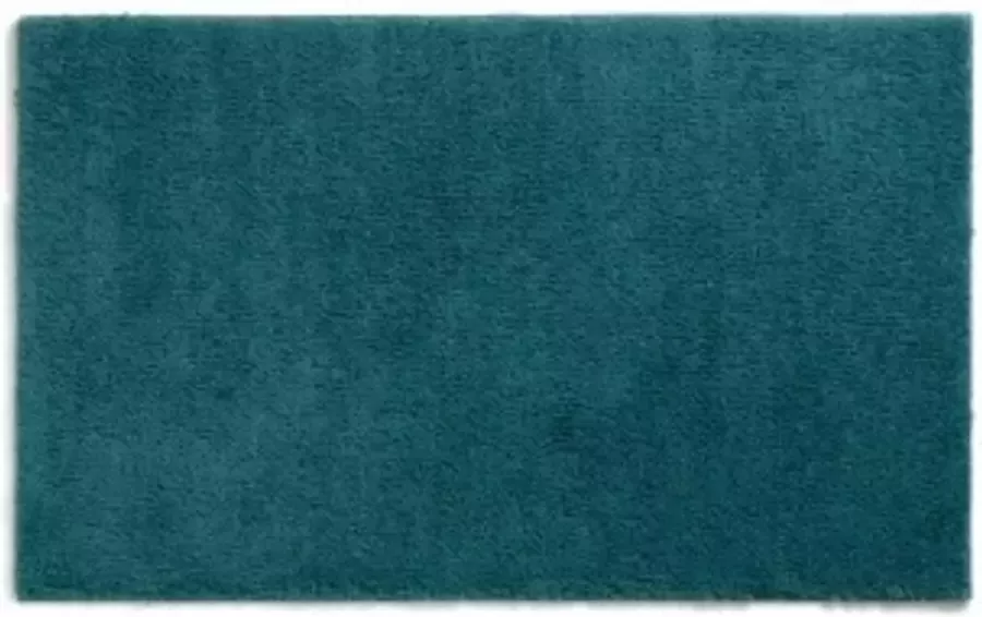 Kela Badmat 80 x 50 cm Polyester Petrol Blauw Maja