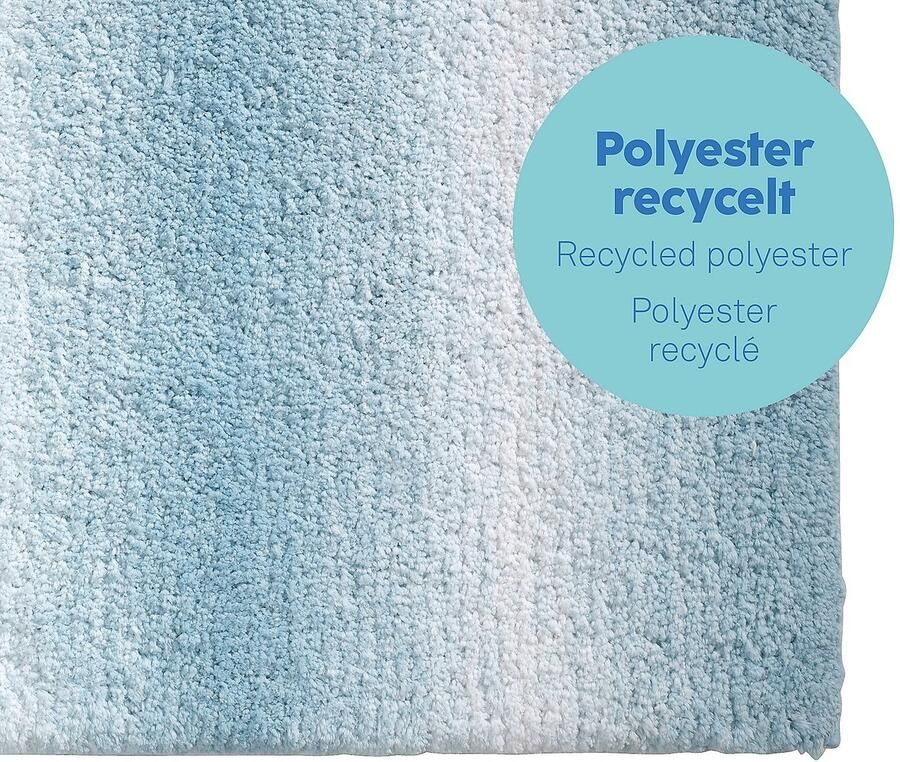Kela Badmat 120 x 70 cm Polyester Freeze Blue Ombre