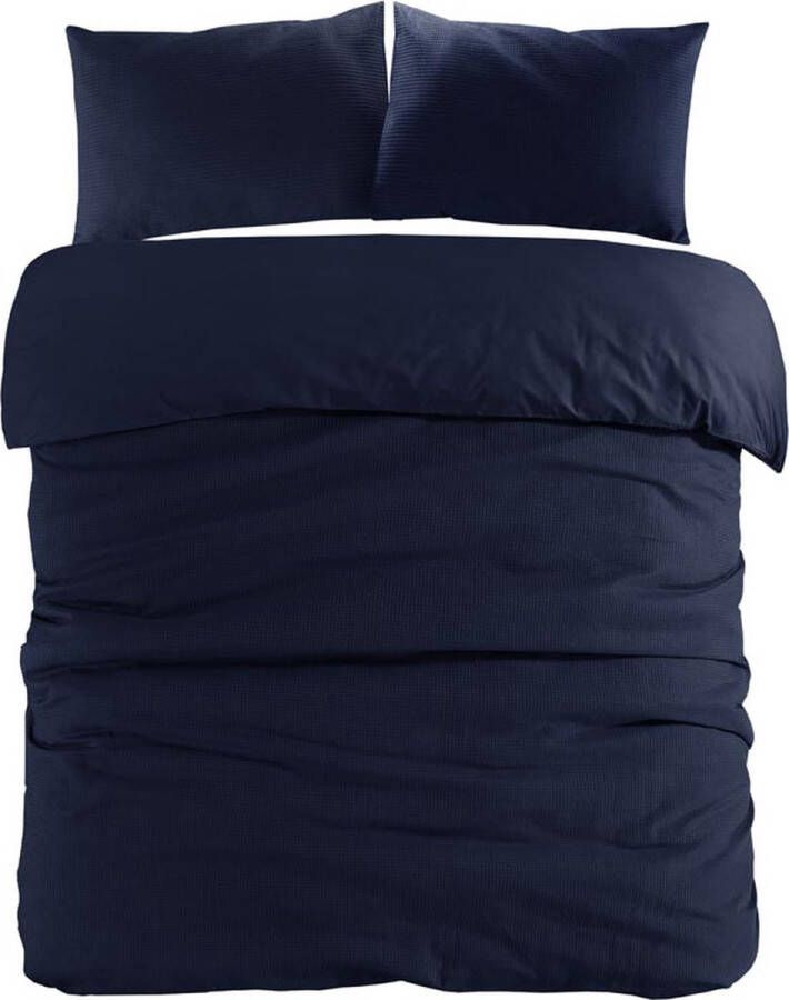 Kenda Sand Carla Dekbedovertrek Blauw 240cm x 240cm 60cm x 70cm (2 Stk.)
