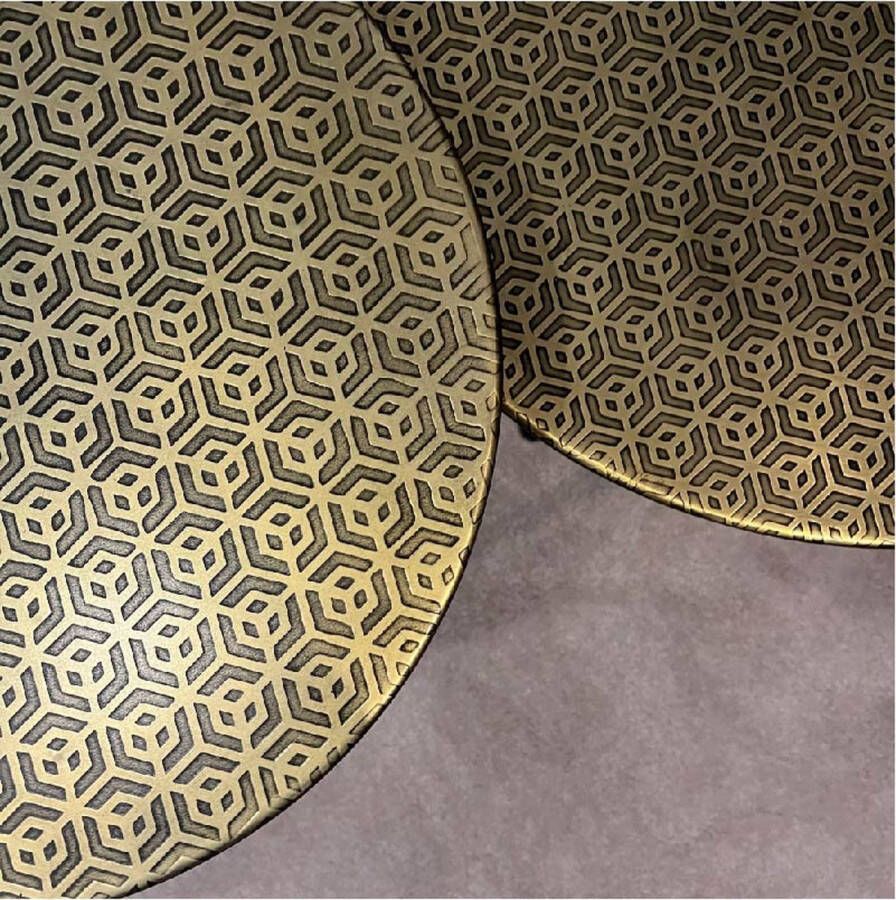 Kennis Salontafel set van 2 Argus Metal